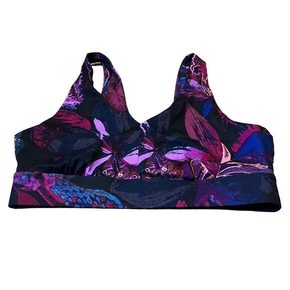 Women's All in Motion Tropical Print Sports Bra - Picture 1 of 6